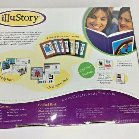 IlluStory Publish Your Own Book Educational Writing Kit Creations by You- NEW - Picture 4 of 6